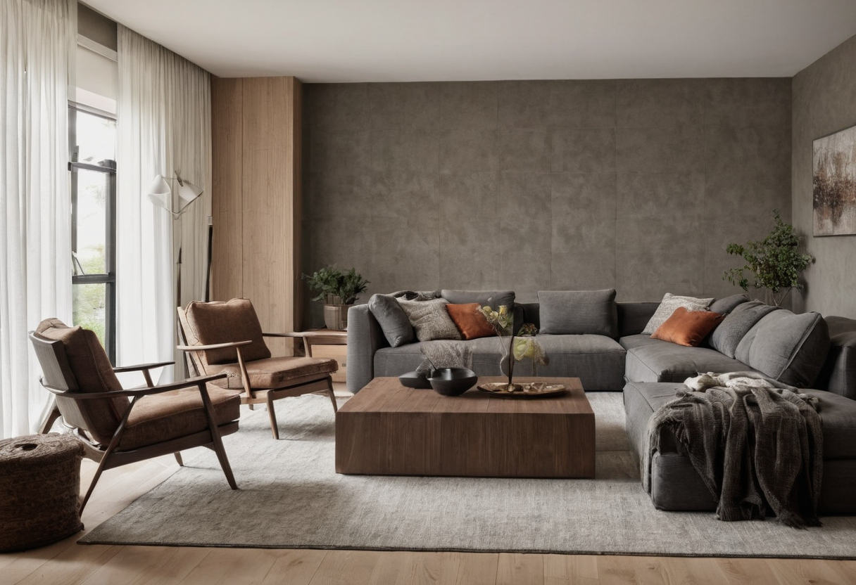 Luxury interior image showing The right sofa, sectional, chairs, or livingroom set depends on room shape and TV distance